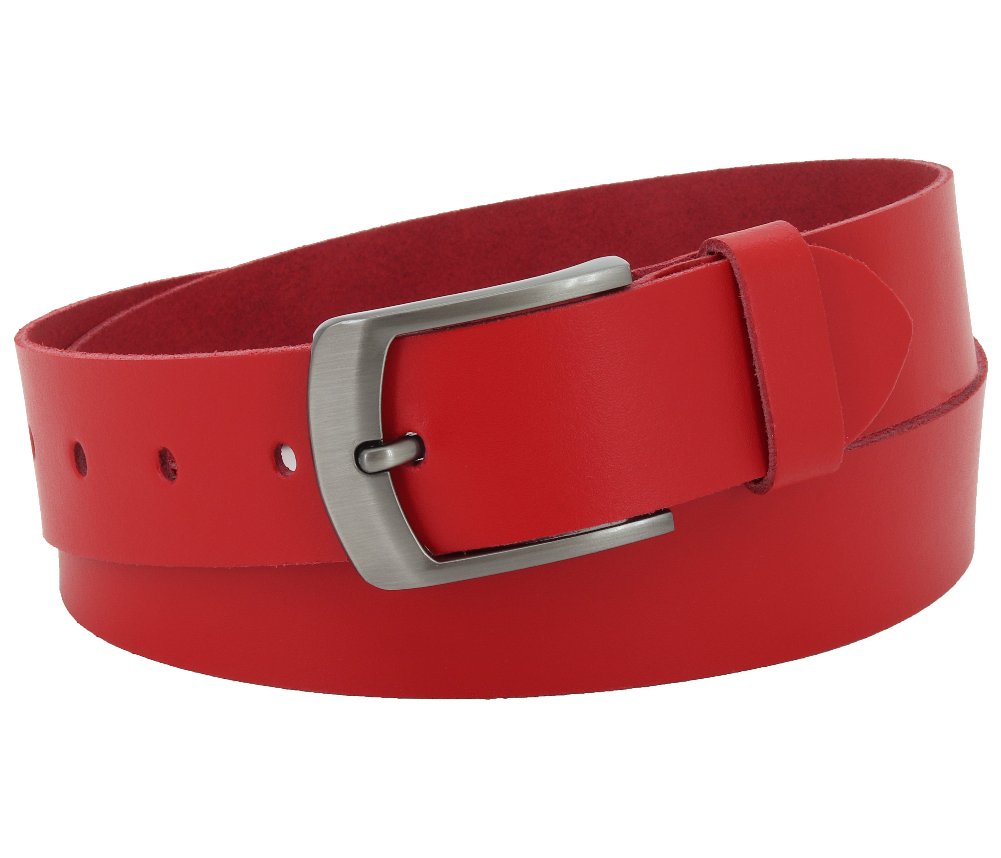 Ledergürtel OM559-SL-Rot