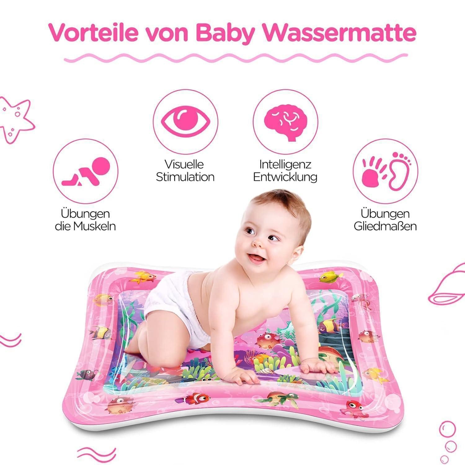 LuxusKollektion Badaccessoire-Set Wassermatte Baby BPAfrei aufblasbar Bauch günstig online kaufen