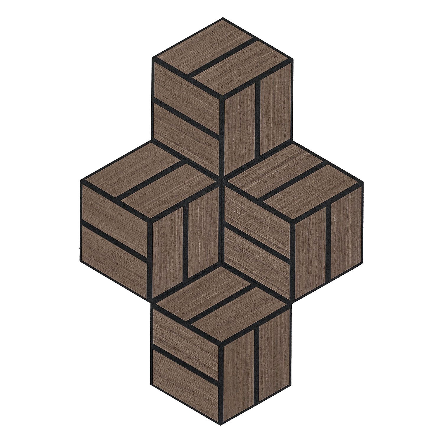 Homestyle4u Wandpaneel Wand je 30x26 Hexagon Akustikpaneele Holz Schallschutz Filz modern, (Spar-Set, 20-tlg., 20er Set Akustikpaneele) 3D Akustik Paneel Wandpa – Bild 2 von 5