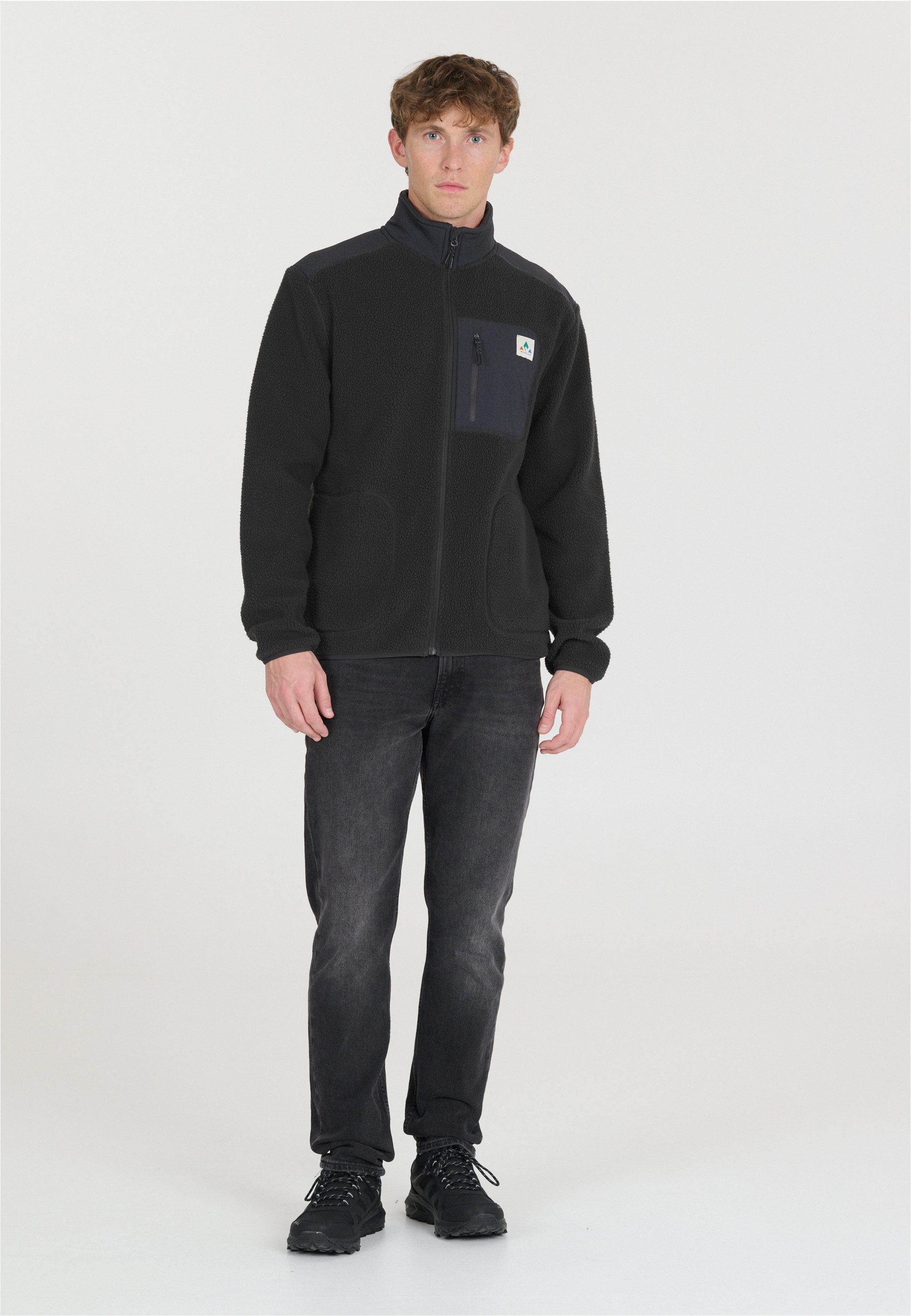WHISTLER Fleecejacke Felis aus weichem Teddyfleece mit flachen Nähten
