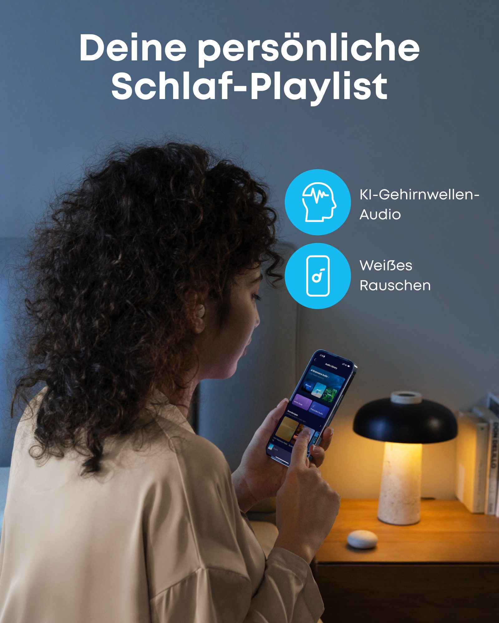 Anker soundcore Anker soundcore Sleep A20 Schlafkopfhörer Schlaf-Kopfhörer – Bild 4 von 5