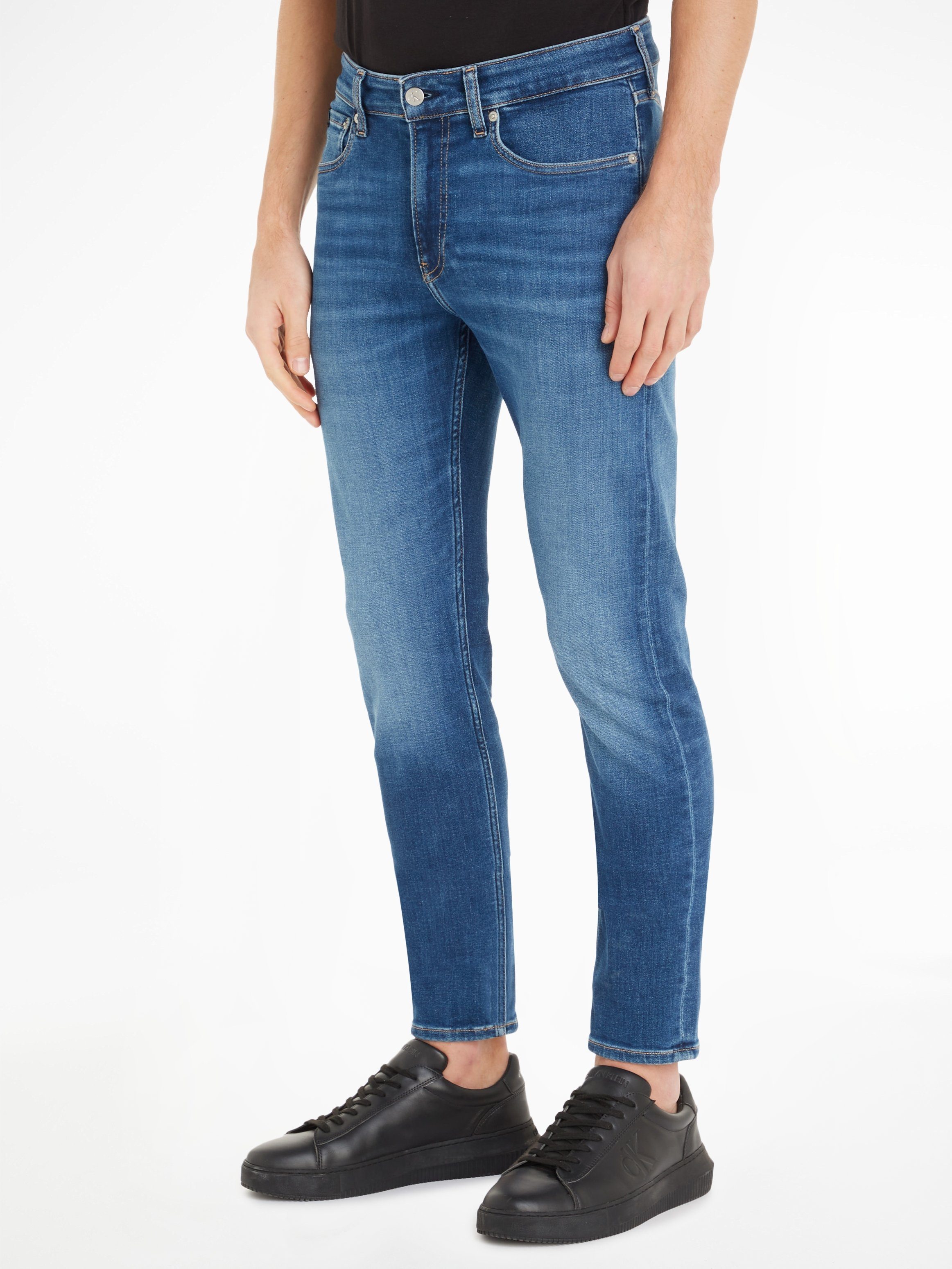 Calvin Klein Jeans Slim-fit-Jeans SLIM TAPER Denim Dark