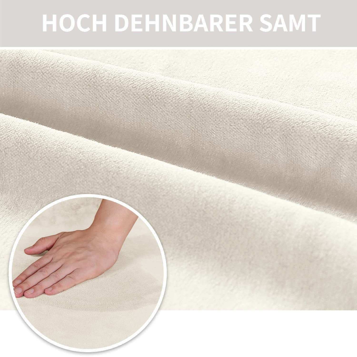 BYSURE Stuhlhusse, Luxus Samt-Esszimmer Schutzbezüge günstig online kaufen