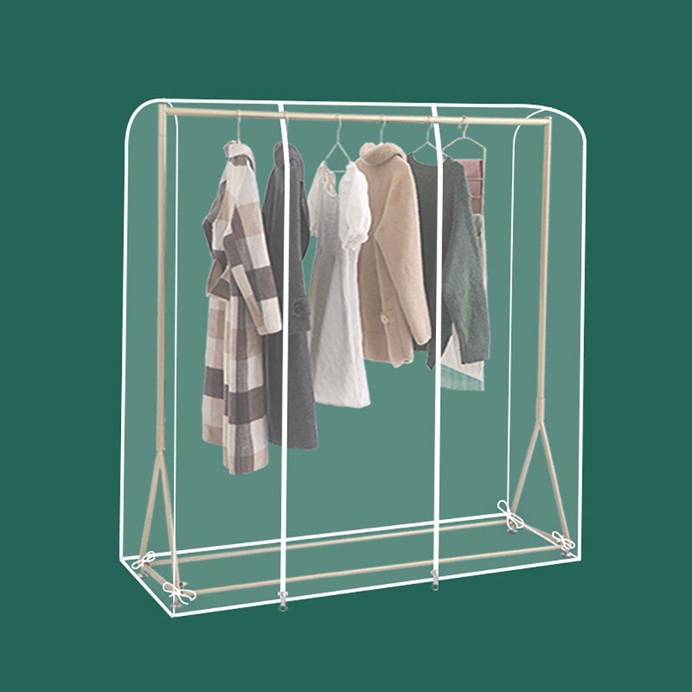 Orbeet Kleidersack Kleidersack Kleiderhülle mit Reißverschluss für offene Garderobe Transparent