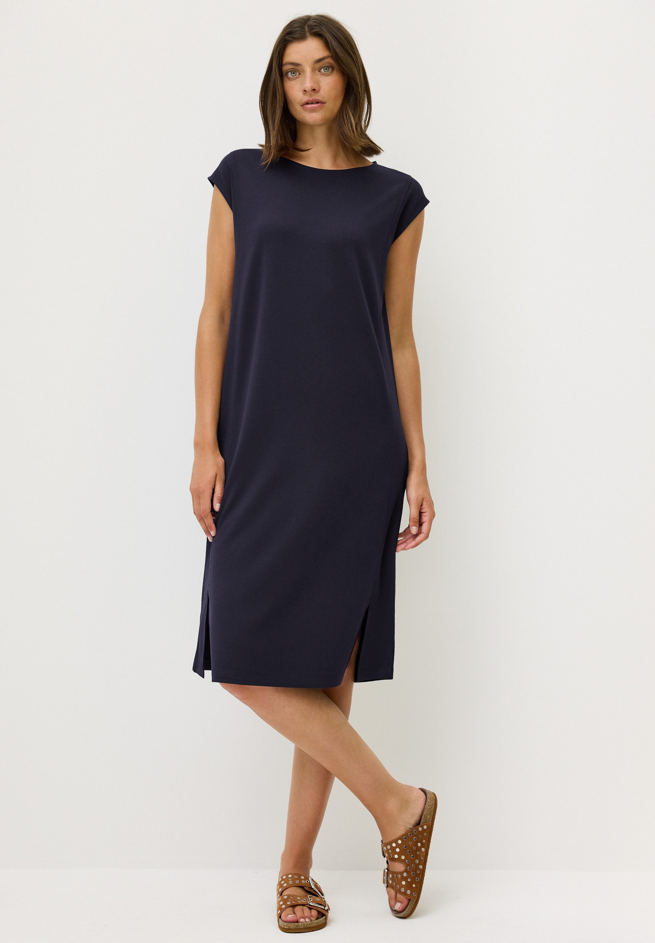 CECIL Jerseykleid in Unifarbe günstig online kaufen
