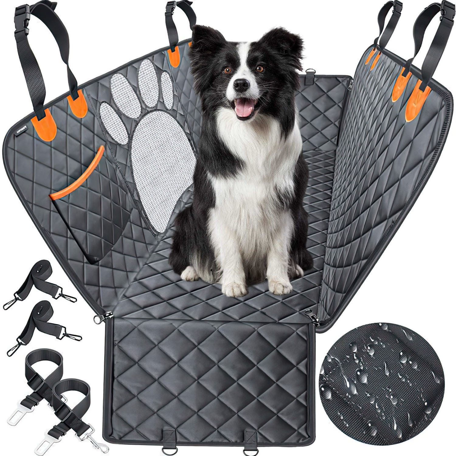 SURFOU Hunde-Autositz Hundedecke Auto Rückbank Hunde günstig online kaufen