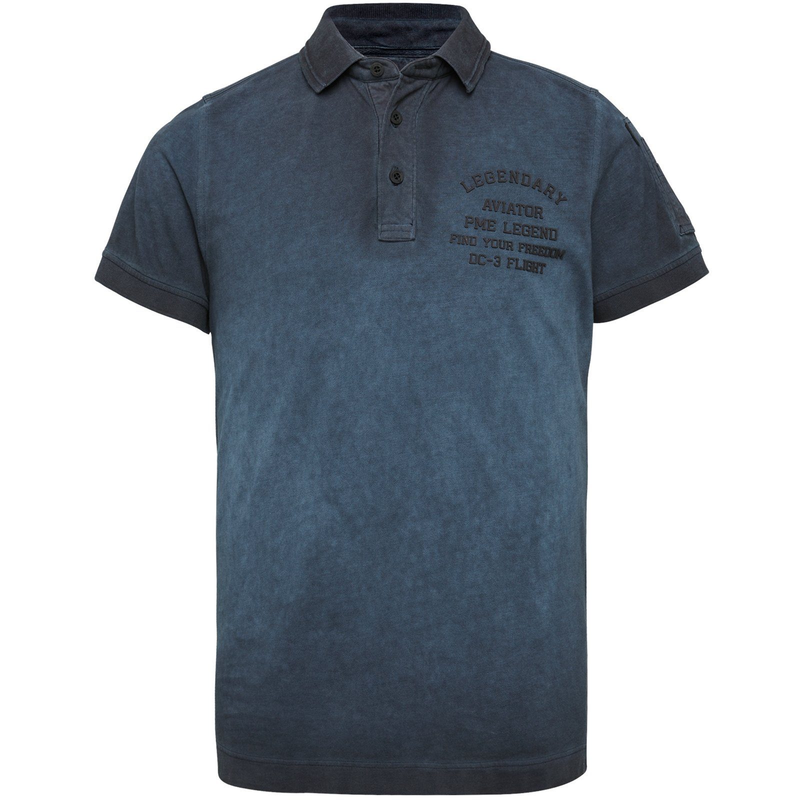 Poloshirt Short sleeve polo light pique cold dye