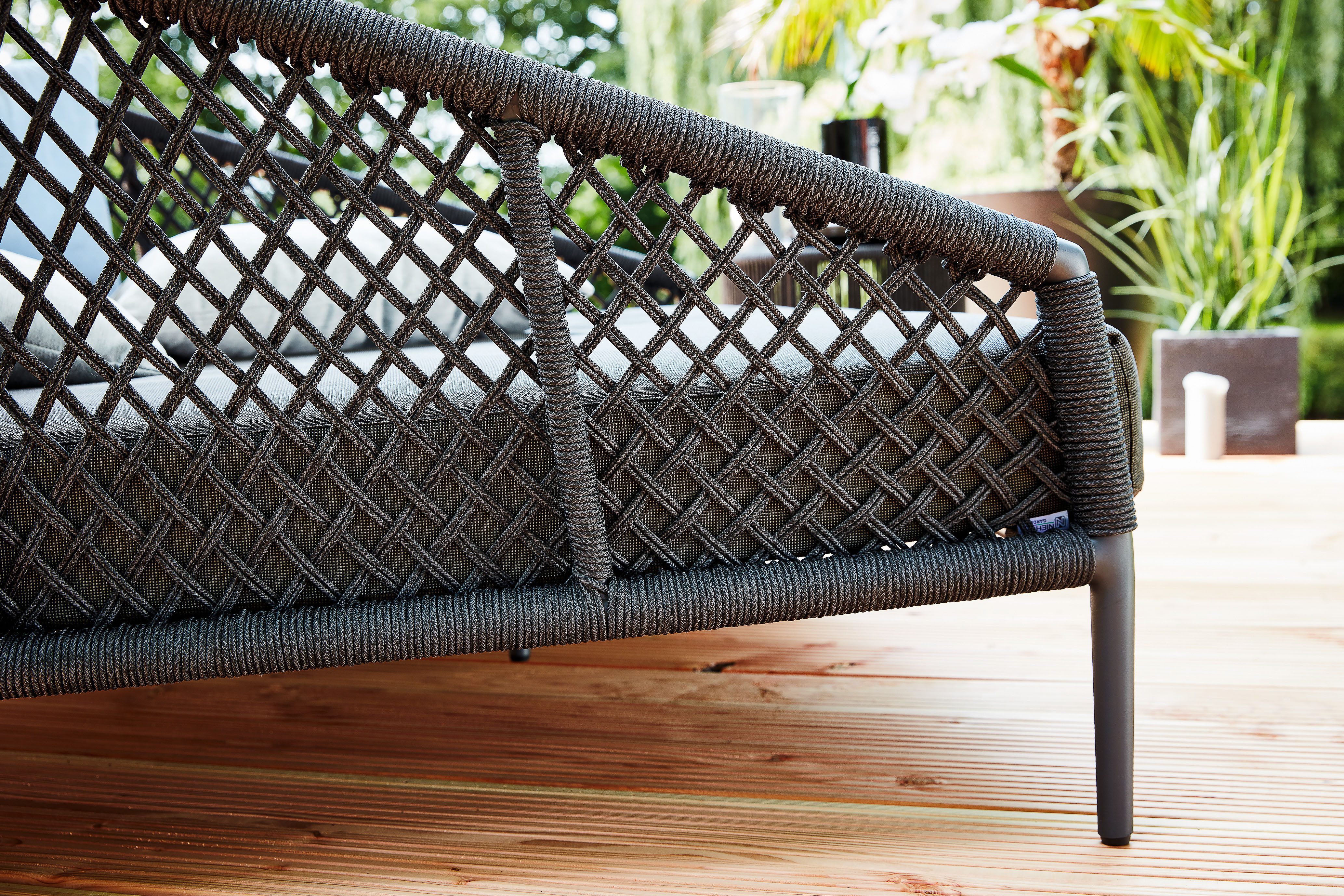 Musterring Sitzbank Freilicht Sonnenbett (1-St), 149 cm breit, ideal zum Zurücklehnen und entspannten Liegen im Garten
