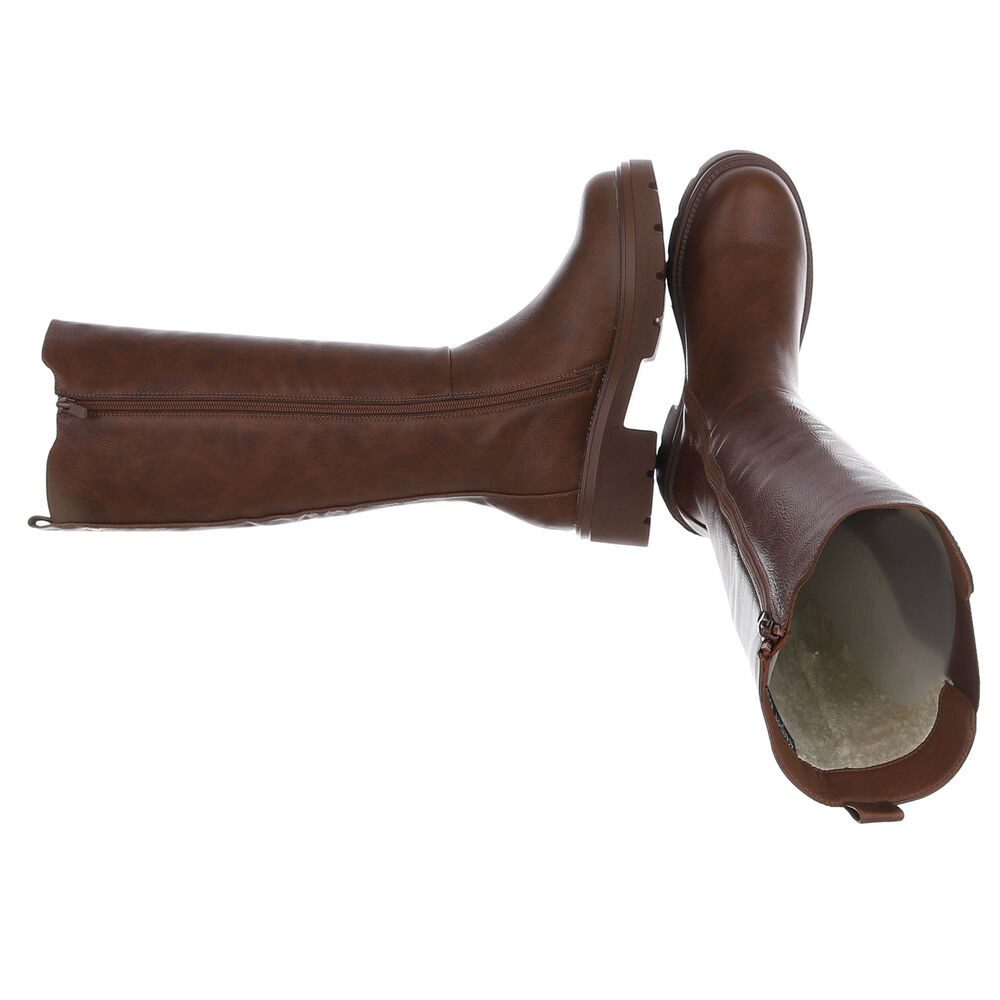 Ital-Design Elegante Damenstiefel mit bequemem Design für Alltag Plateausti günstig online kaufen