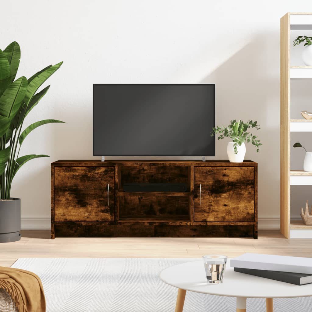 Holzwerkstoff TV-Schrank 102x30x37,5 Räuchereiche furnicato cm