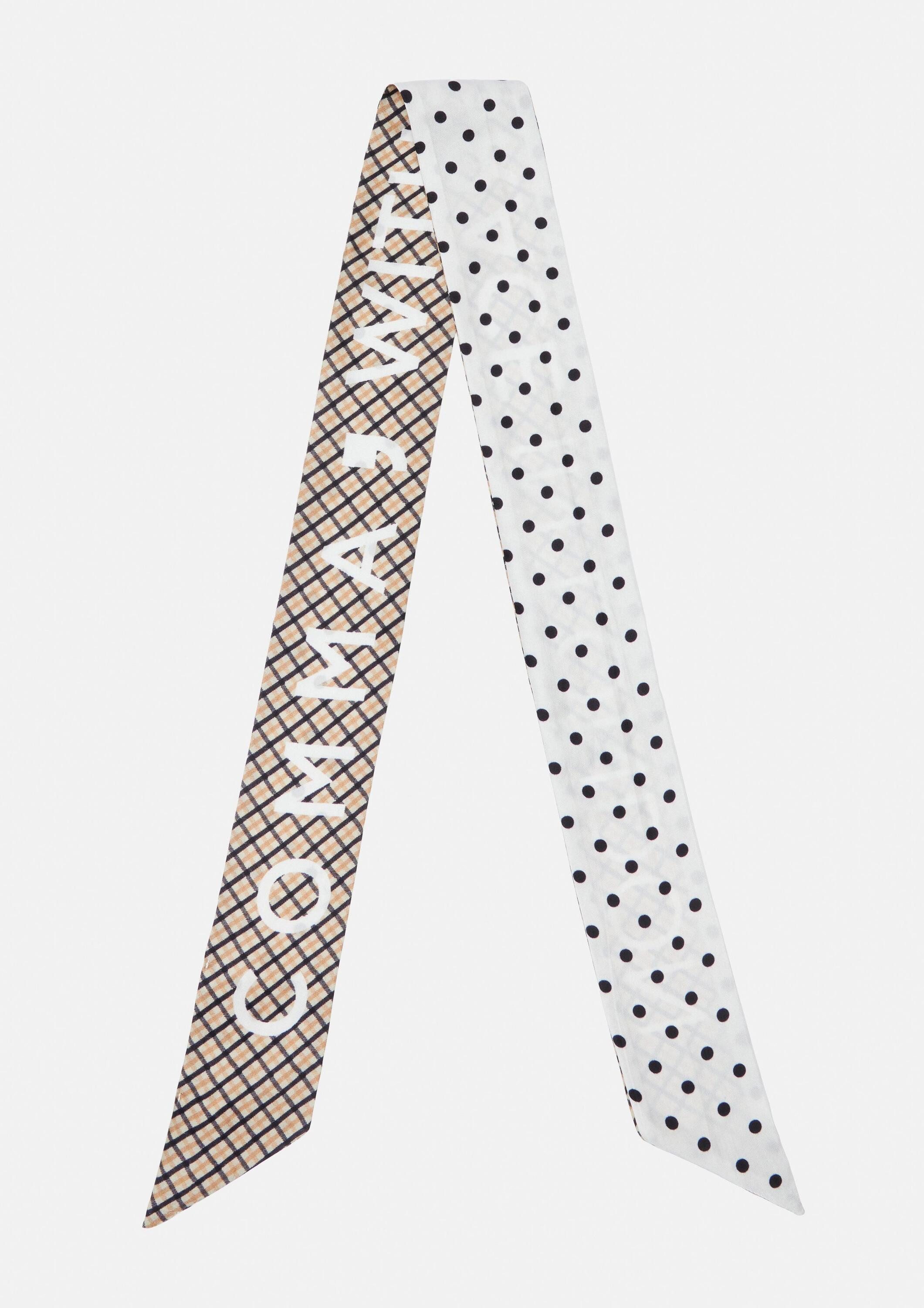 comma Schal Tuch, Wendbares Seidentuch mit Print