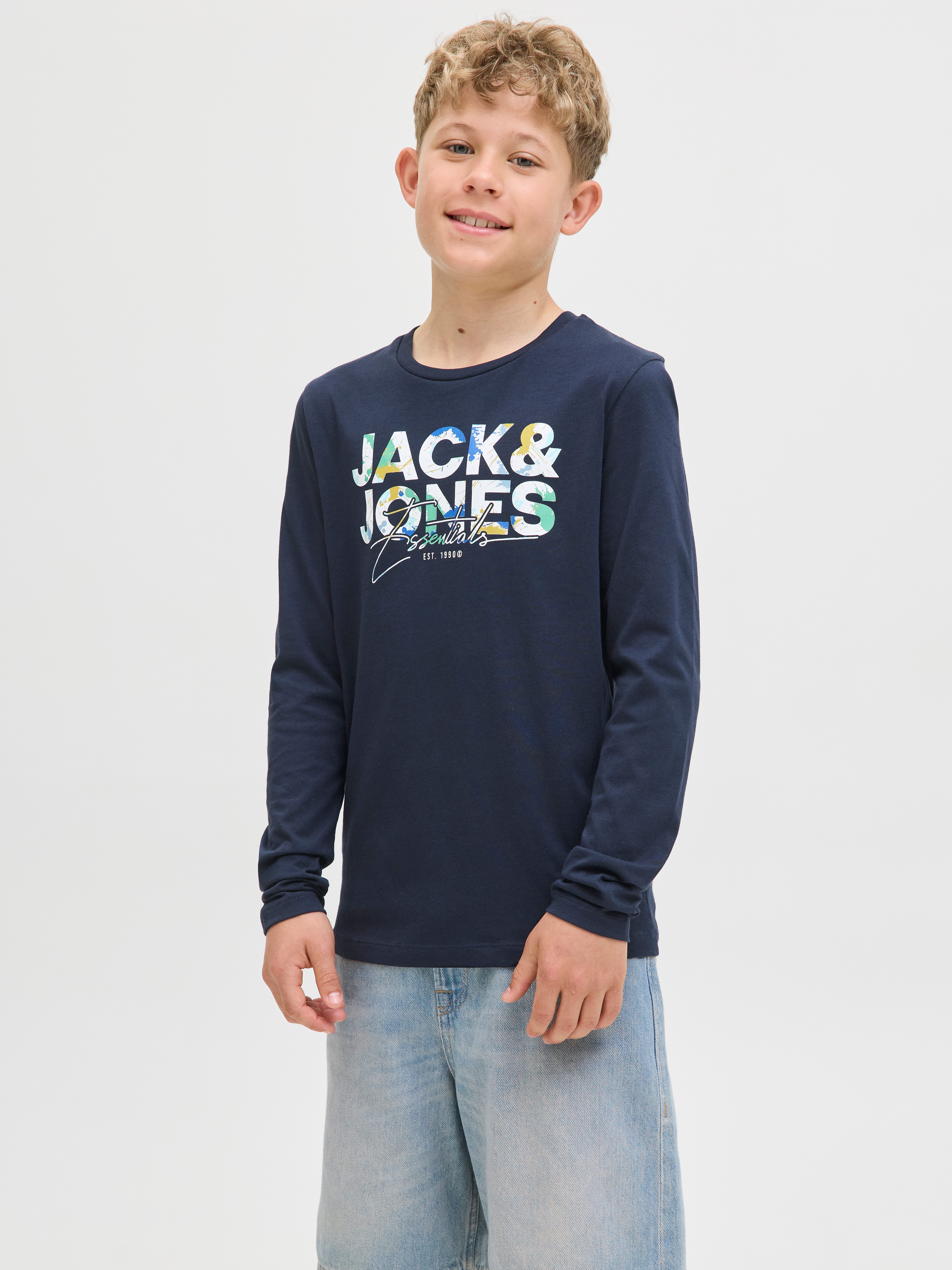 Jack & Jones Junior Langarmshirt JJGEPLAS günstig online kaufen