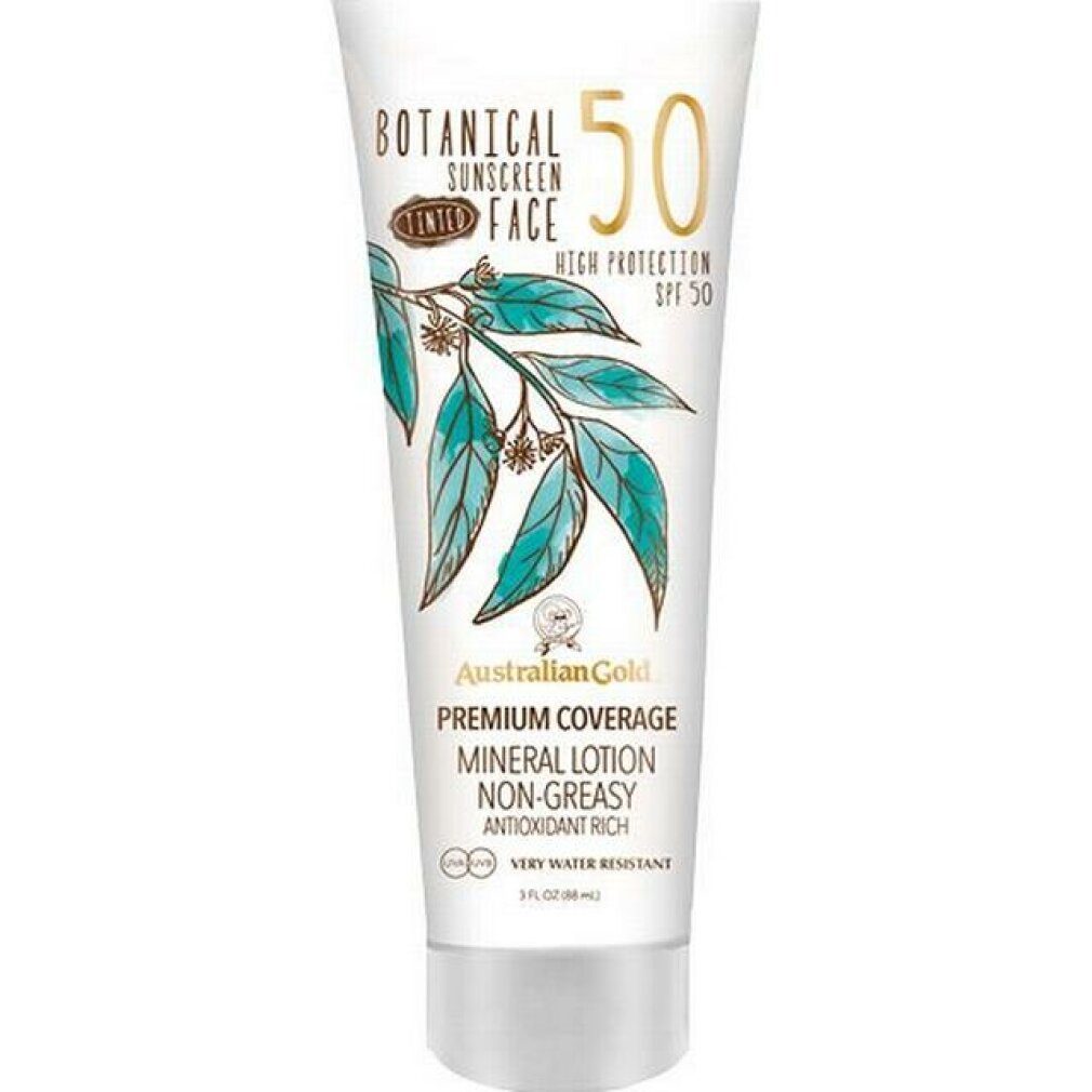 BOTANICAL #medium-tan tinted face ml Sonnenschutzpflege Australian SPF50 Gold 88