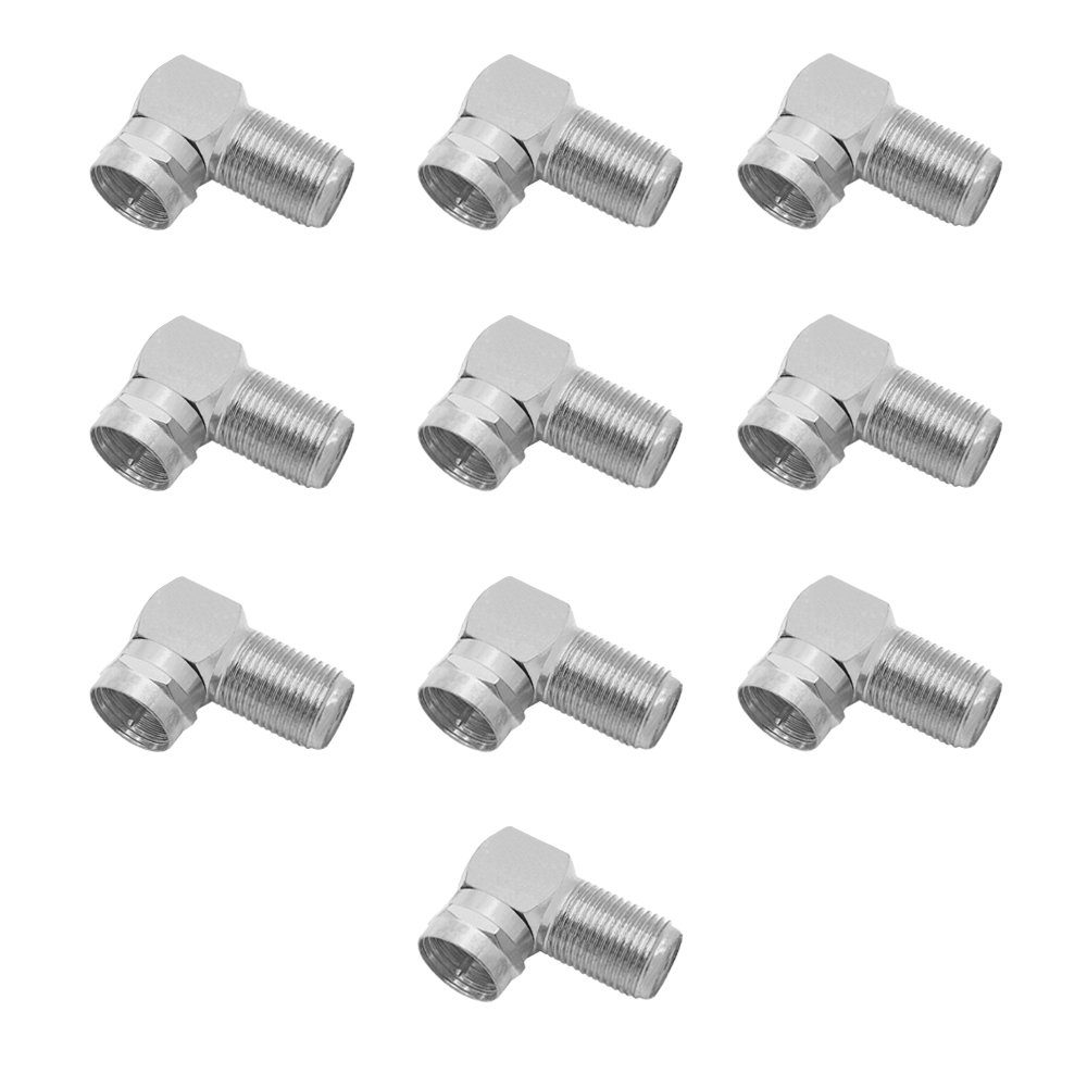 Kabelzubehör HD Sat F Winkeladapter Stecker Buchse Winkelstecker Kupplung 4K UHD