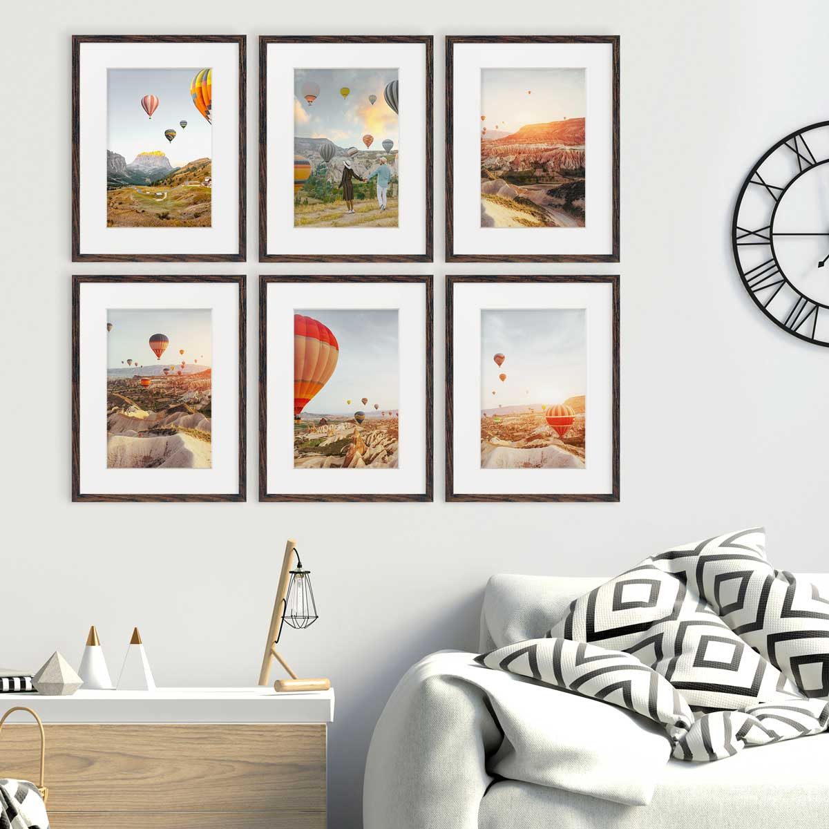 PHOTOLINI Bilderrahmen 6er Set 30x40 cm günstig online kaufen