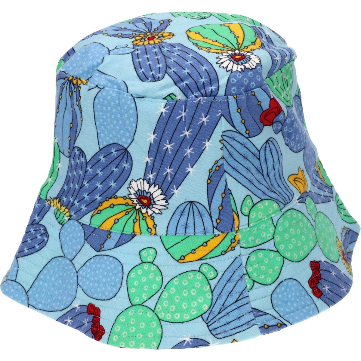 Villervalla Sonnenhut Kaktus Unisex Kinder (1-St) Kopfbedeckung, Sommerhut, Strandhut, Sonnenschutz, Sommer