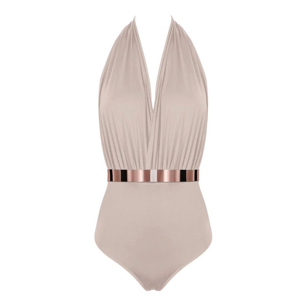 SEA ME SWIM Badeanzug ST.TROPEZ-II Studio Edition Swimsuit - avela hazelnut