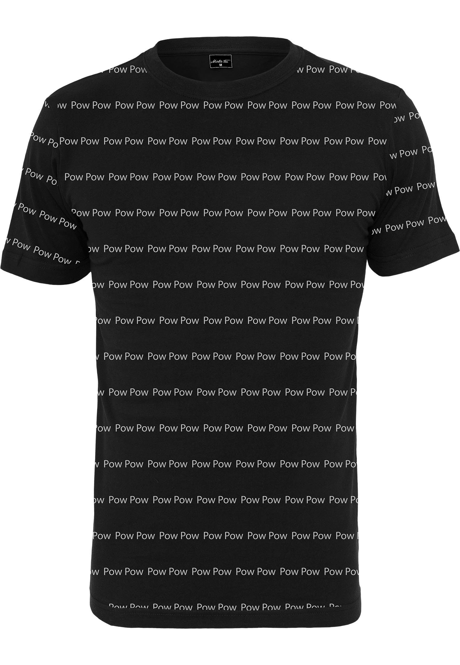 Mister Tee Print-Shirt MT779 black Pow Pow