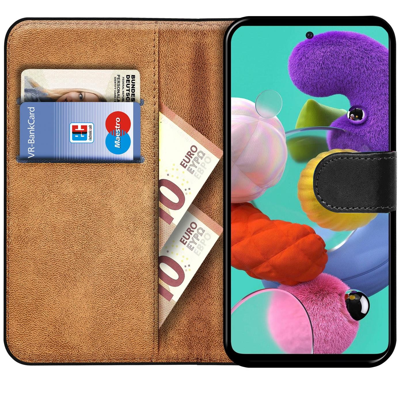 CoolGadget Handyhülle Book Case Handy Tasche für Samsung Galaxy A71 6,7 Zoll, Hülle Klapphülle Flip Cover für Samsung A71 Schutzhülle stoßfest