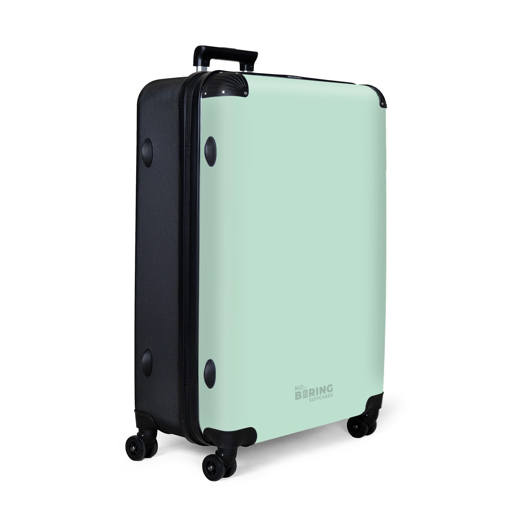 NoBoringSuitcases.com© Hartschalen-Trolley Pastellgrün 77 cm - günstig online kaufen