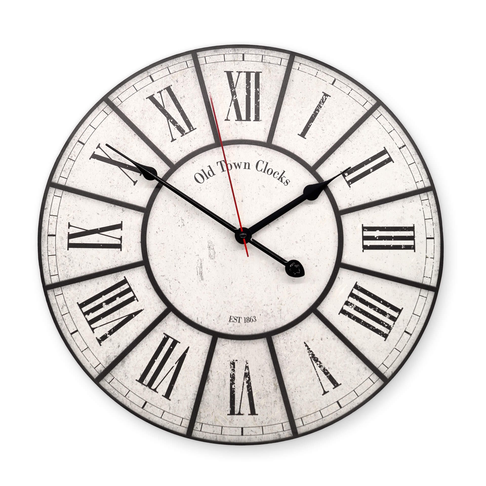 K&L Wall Art Wanduhr Römische Ziffern günstig online kaufen