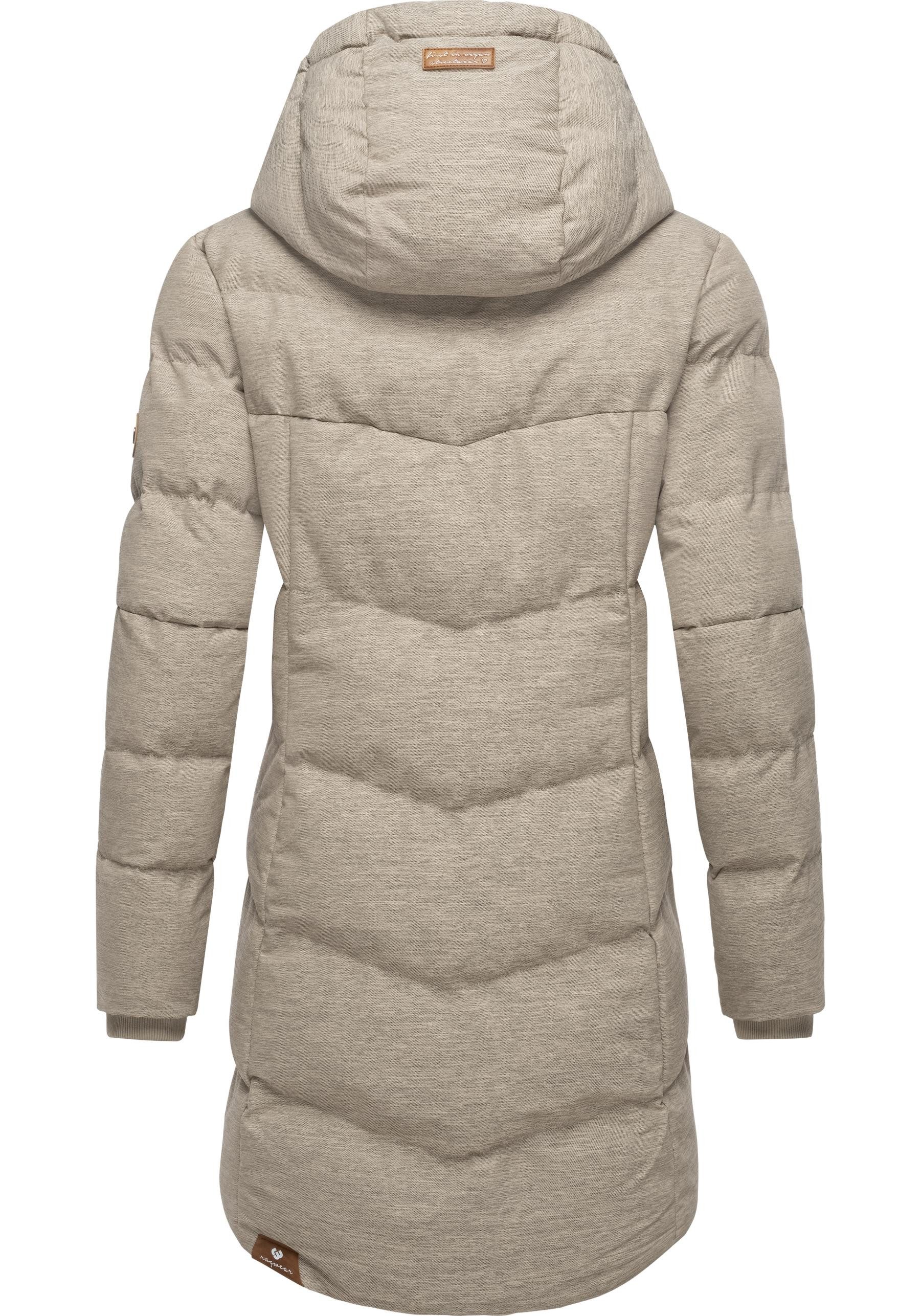 Ragwear Wintermantel Pavla stylischer Winterparka mit Teddyfutter und Kapuze – Bild 3 von 5