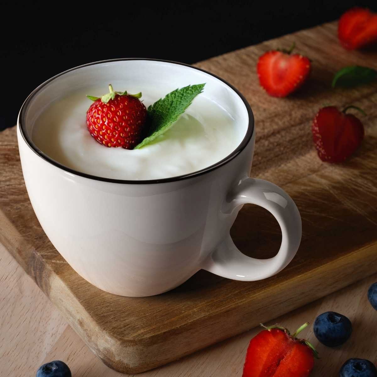 Seltmann Weiden Cappuccinotasse Modern Life Black Line, Porzellan, 2-tlg.