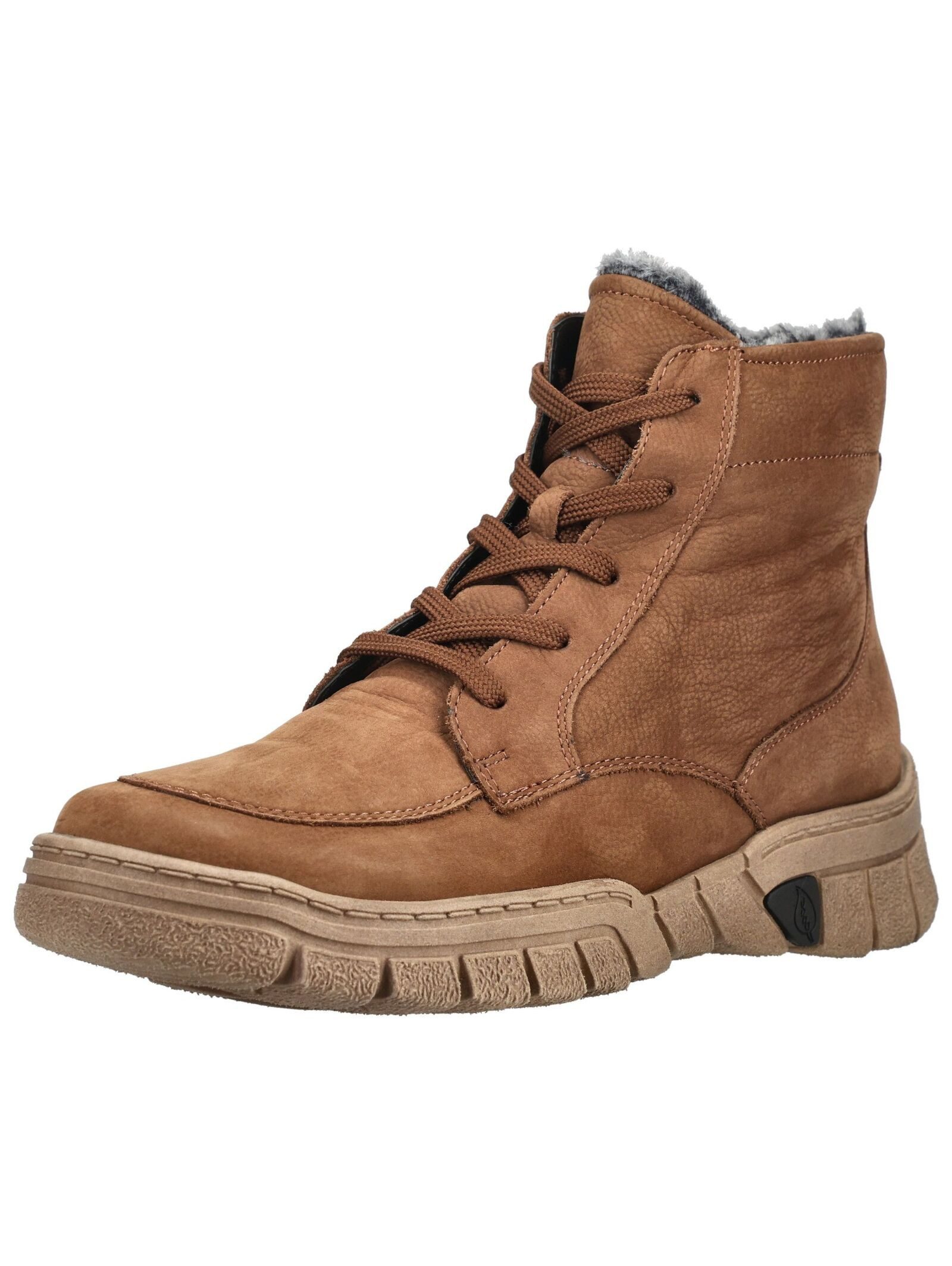 Waldläufer Waldläufer Stiefelette Nubukleder Schnürstiefelette