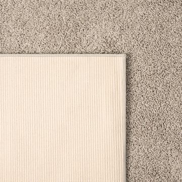 Teppich Shaggy Teppich Diele, kuschlig warm & weich, sand, Teppich-Traum, rechteckig, Höhe: 30 mm
