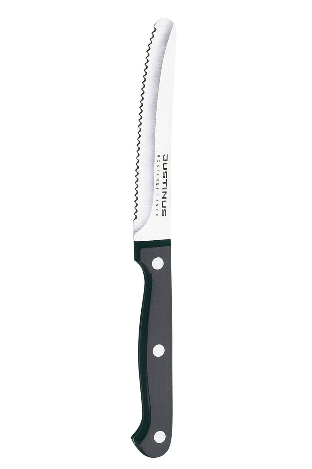 Justinus Brotzeitmesser KÜCHENCHEF, L 21 cm, Edelstahl, Griff aus Bakelit, Spülmaschinengeeignet