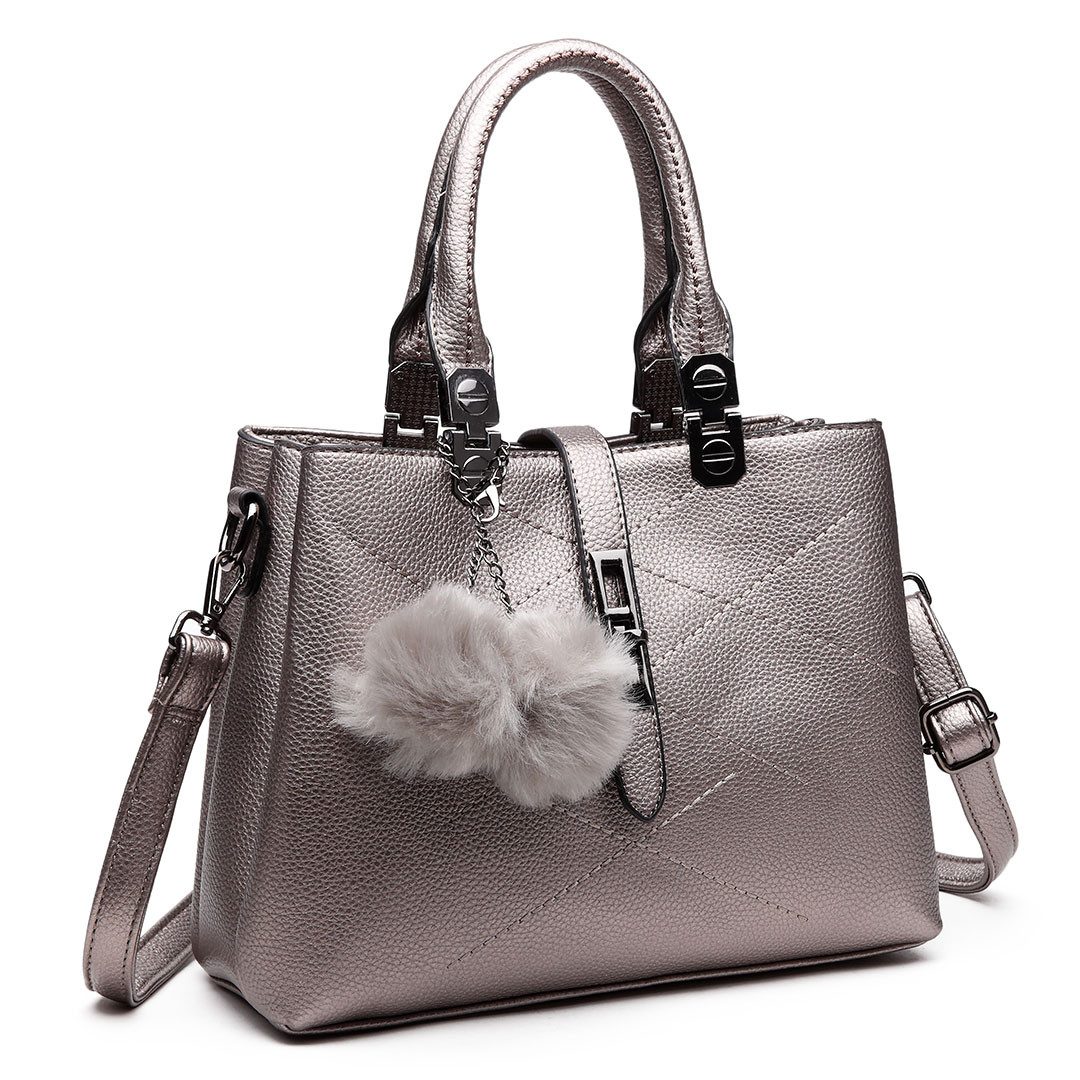 Miss Lulu Umhängetasche Schultertasche im Leder-Look mit mehreren Fächern u günstig online kaufen