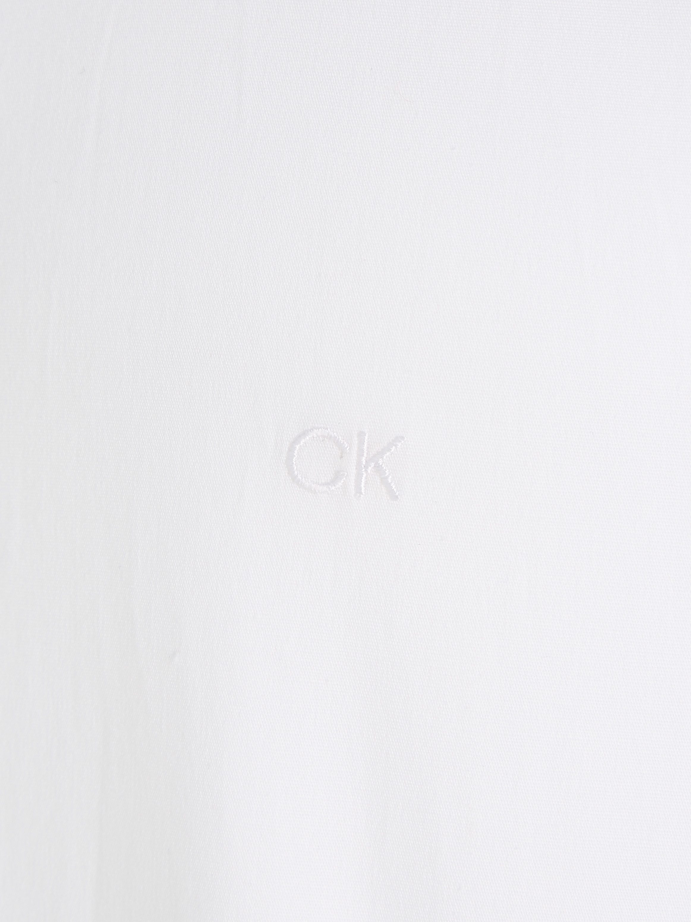 Calvin Klein Langarmhemd POPLIN HP EXTRA SLIM SHIRT mit Logostickerei