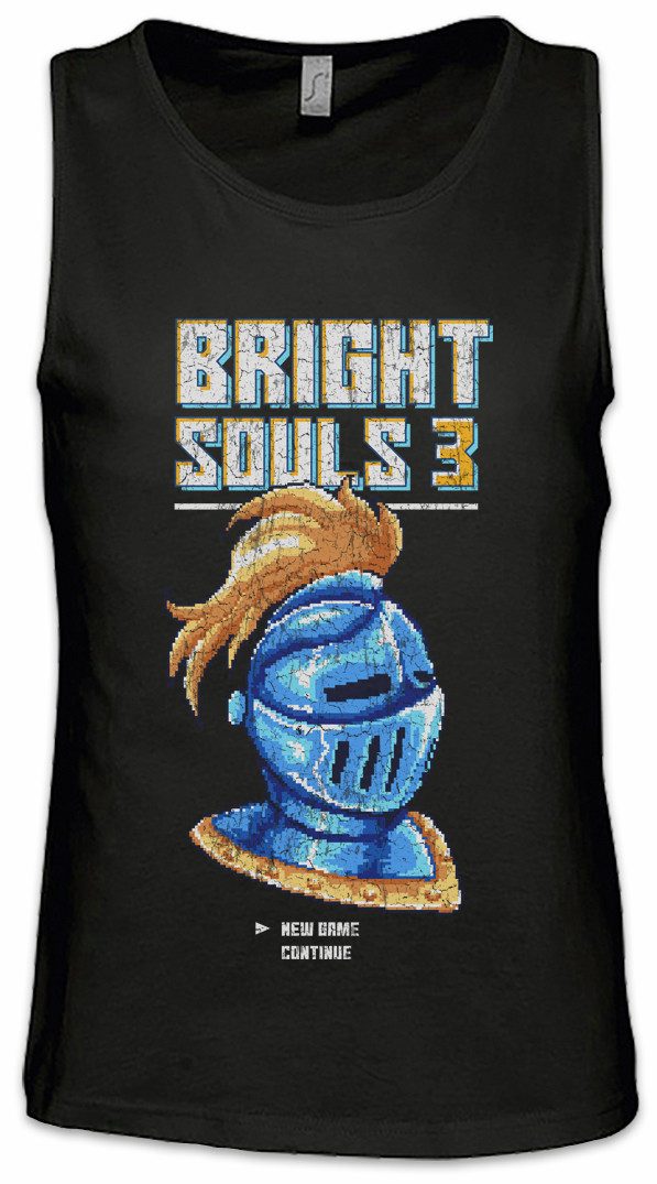 Tanktop Bright Souls 3 Ärmelloses T-Shirt Gamer Dark Gaming Games Pixel Retro