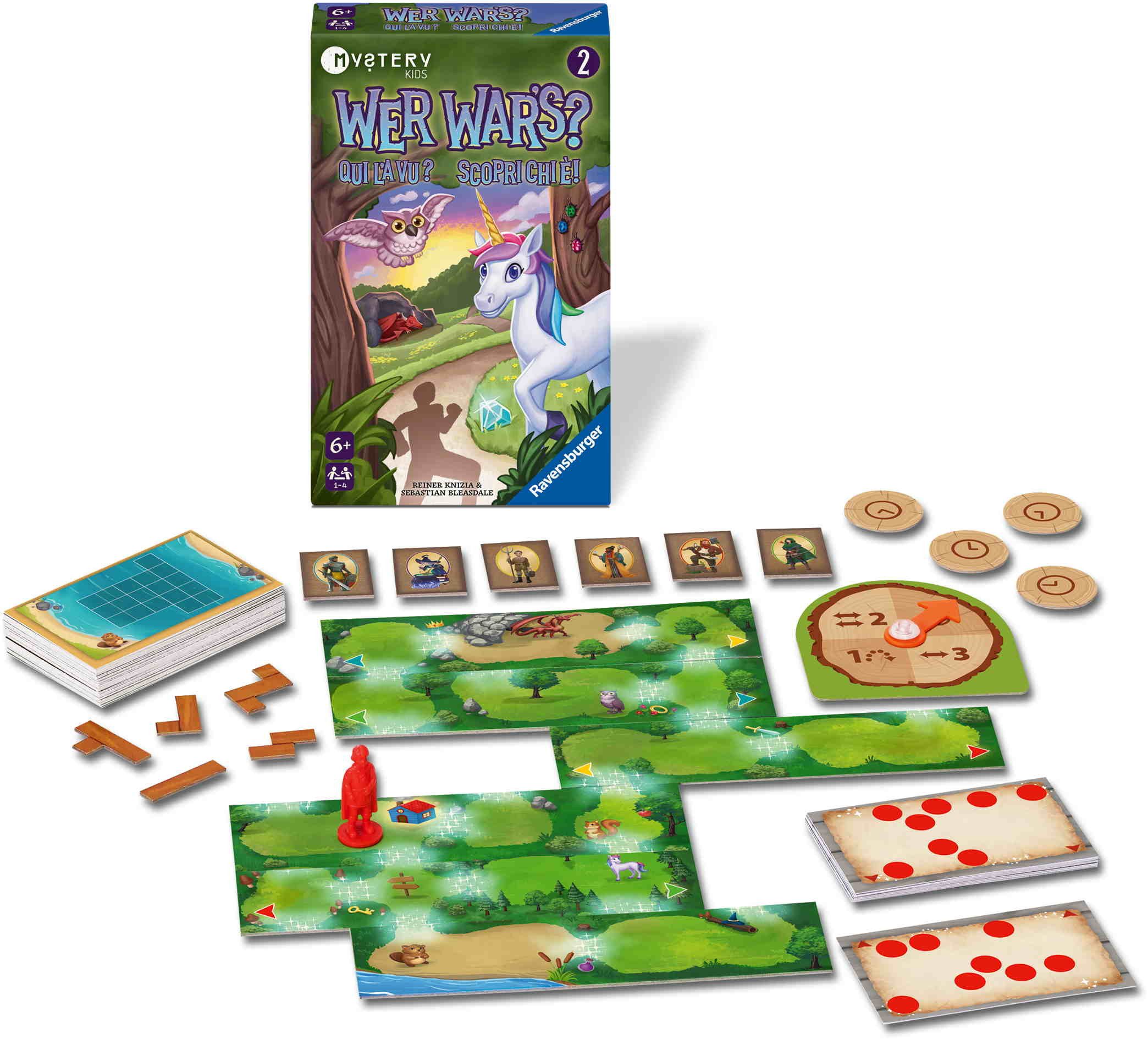 Ravensburger Spiel Reise- & Kompaktspiel Denkspiel Wer war's Kids 2 Zauberwald 24929