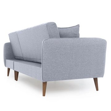 Gozos Ecksofa Gozos Mammo Sitzgruppe Ecksofa, Bettfunktion Couch, 225 x 150 x 85 cm, mit Relaxfunktion