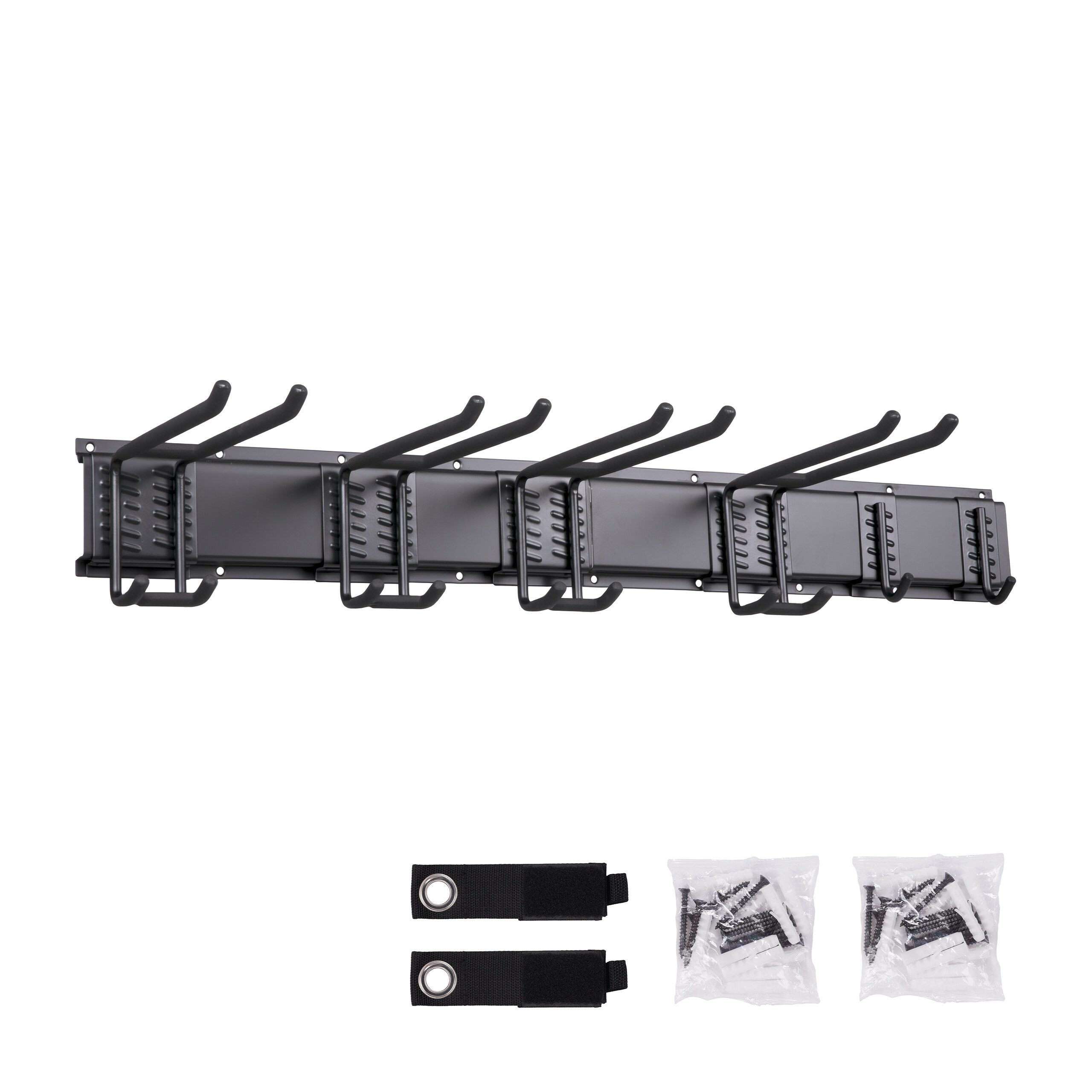 relaxdays Gartengerätehalter Werkzeughalter Set aus Stahl, (80 cm)