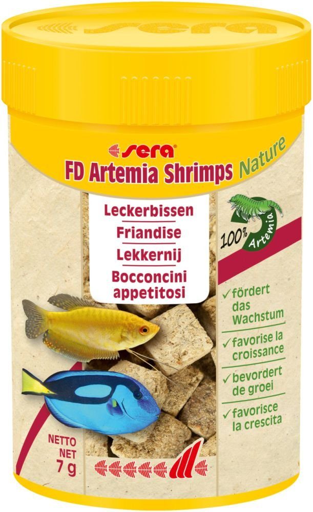 Aquariendeko sera FD Artemia shrimps Nature Leckerbissen 100 ml