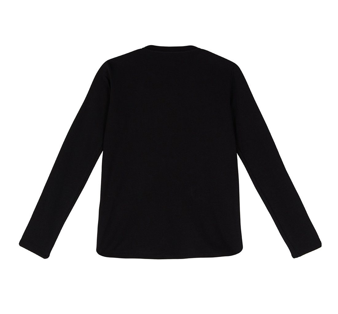 Emporio Armani Langarmshirt EA7 Emporio Armani Kids T-Shirt schwarz pink series Adler Logoprint
