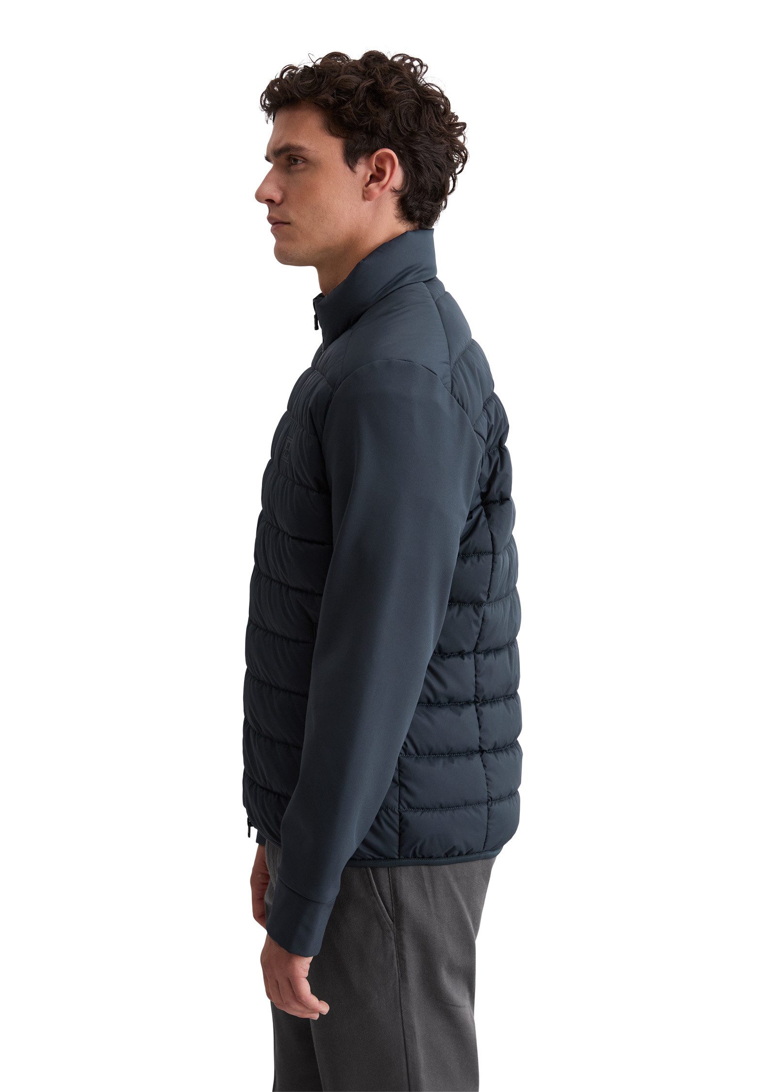 Marc O'Polo Outdoorjacke mit weichen Scuba-Ärmeln