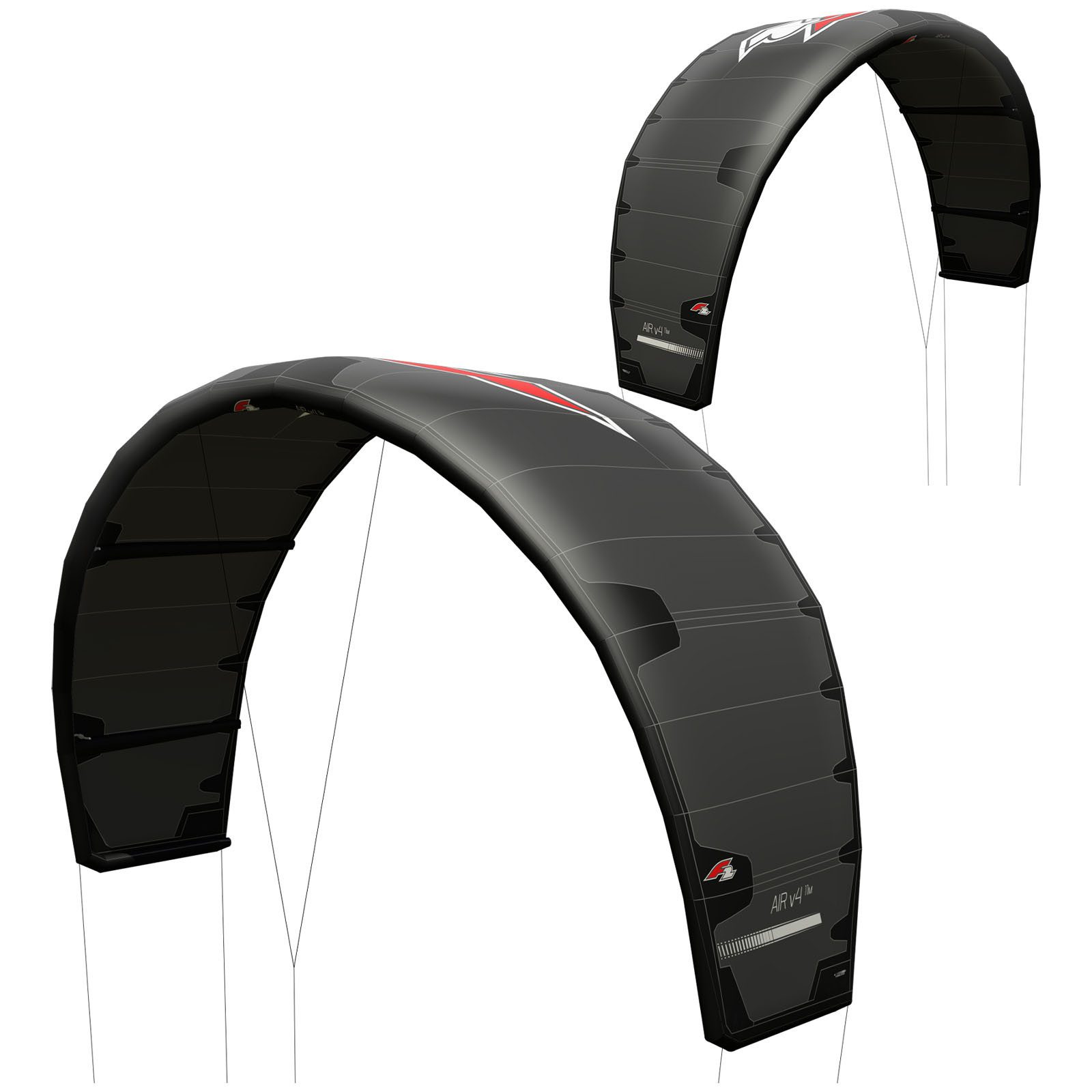 F2 Kite F2 Kite Air V4 13 qm Schwarz 2024/25