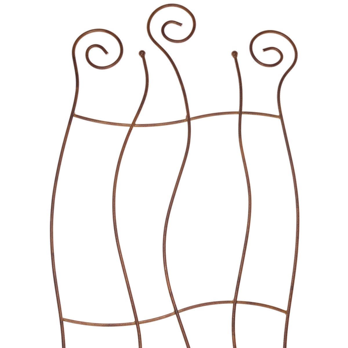 Posiwio Gartenfigur Rankgitter aus Metall für Kletterpflanzen geschwungenes Design