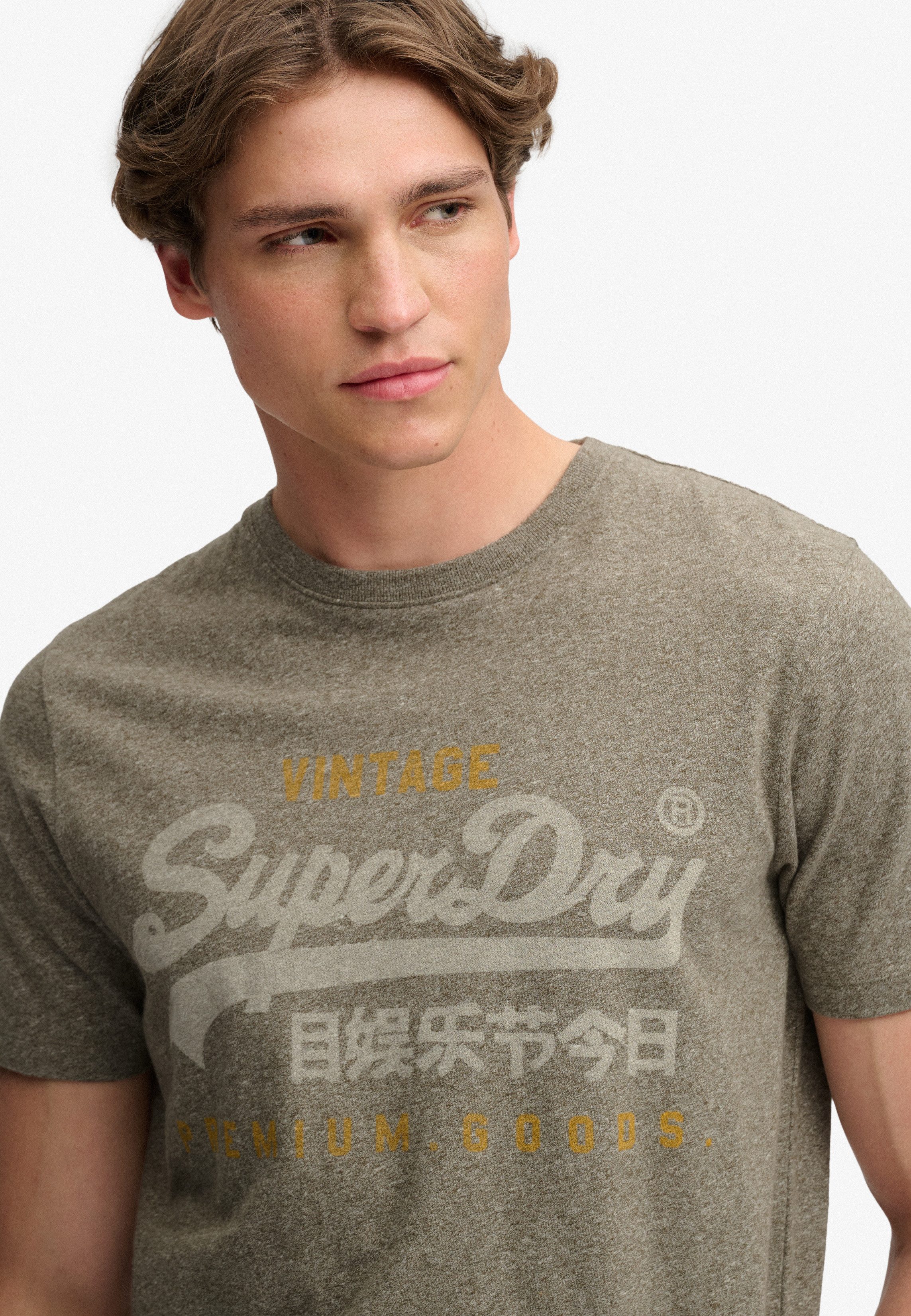 Superdry Rundhalsshirt VL HERITAGE RELAXED TEE Baumwolle, relaxed fit – Bild 4 von 5