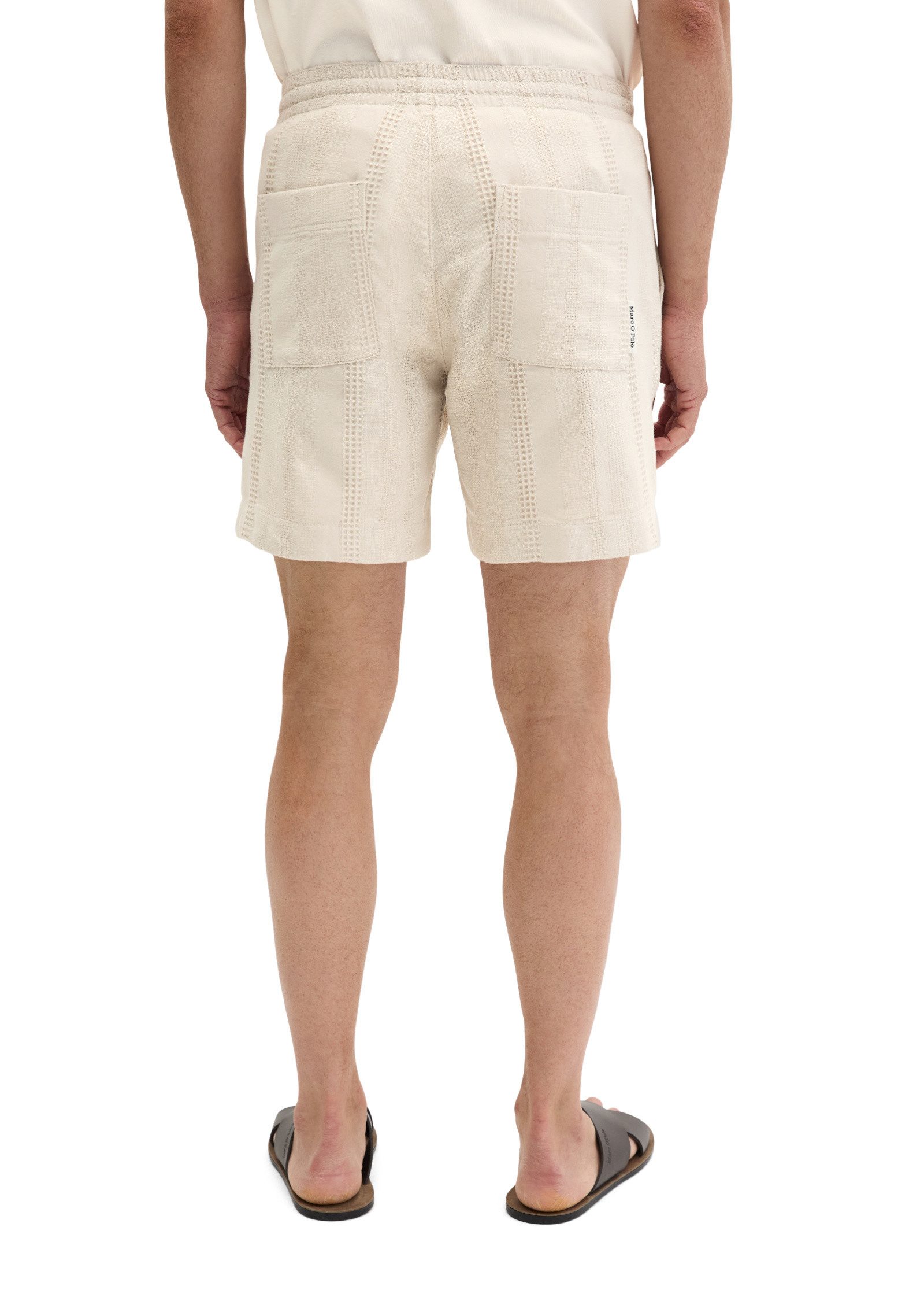 Marc O'Polo Shorts mit Jacquard-Struktur-Mix