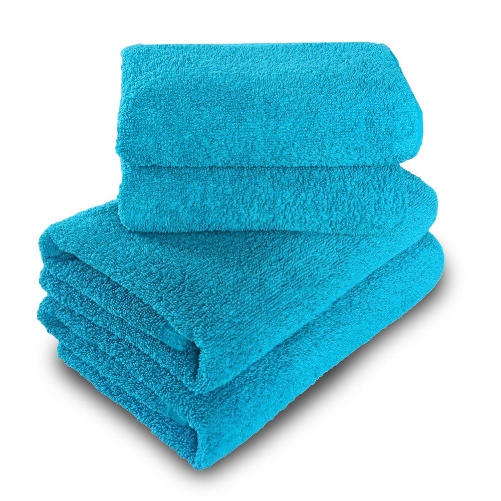 MatratzenL.A.B® Handtuch Set 400 g/m² Blauer günstig online kaufen