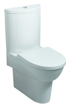 GEBERIT WC-Sitz Flow, WC-Sitz mit Absenkautomatik - Weiß Alpin