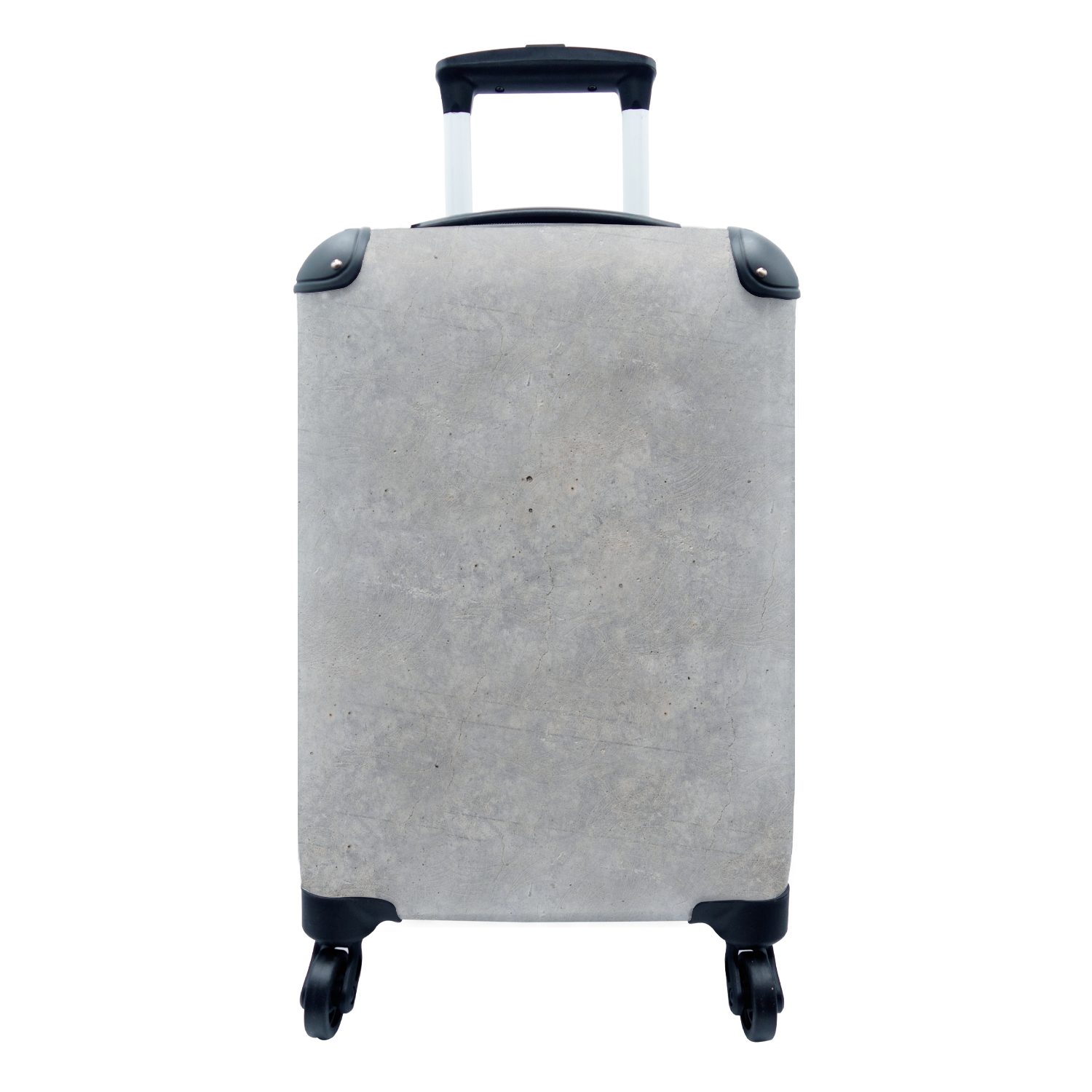 Handgepäck Reisekoffer 4 Muster MuchoWow Beton für Industriell, Handgepäckkoffer Reisetasche mit rollen, - Rollen, - Trolley, Ferien,