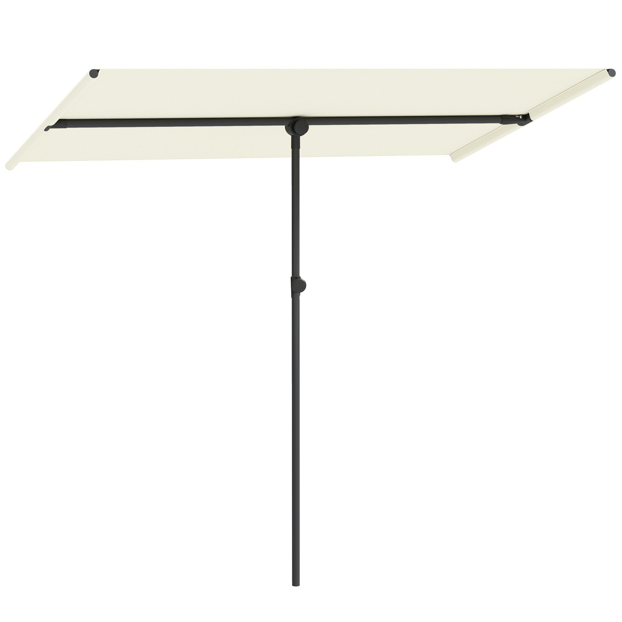 Outsunny Sonnenschirm 180 Grad drehbar, mit günstig online kaufen