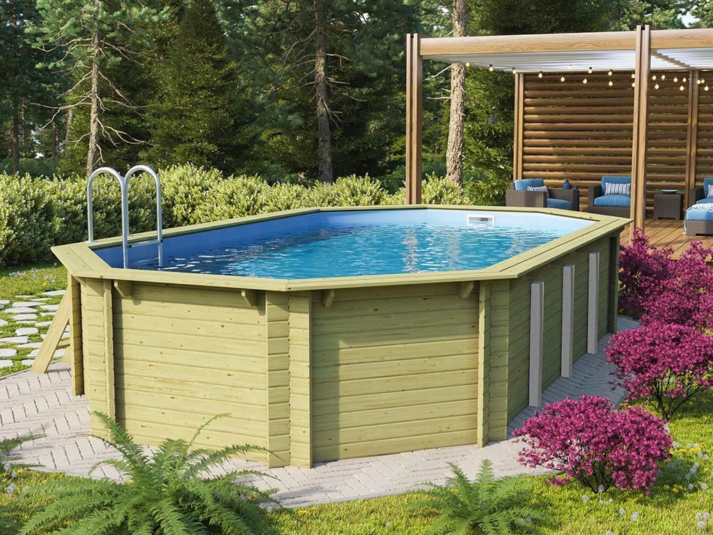 Karibu Schwimmbecken KARIBU Holzpool