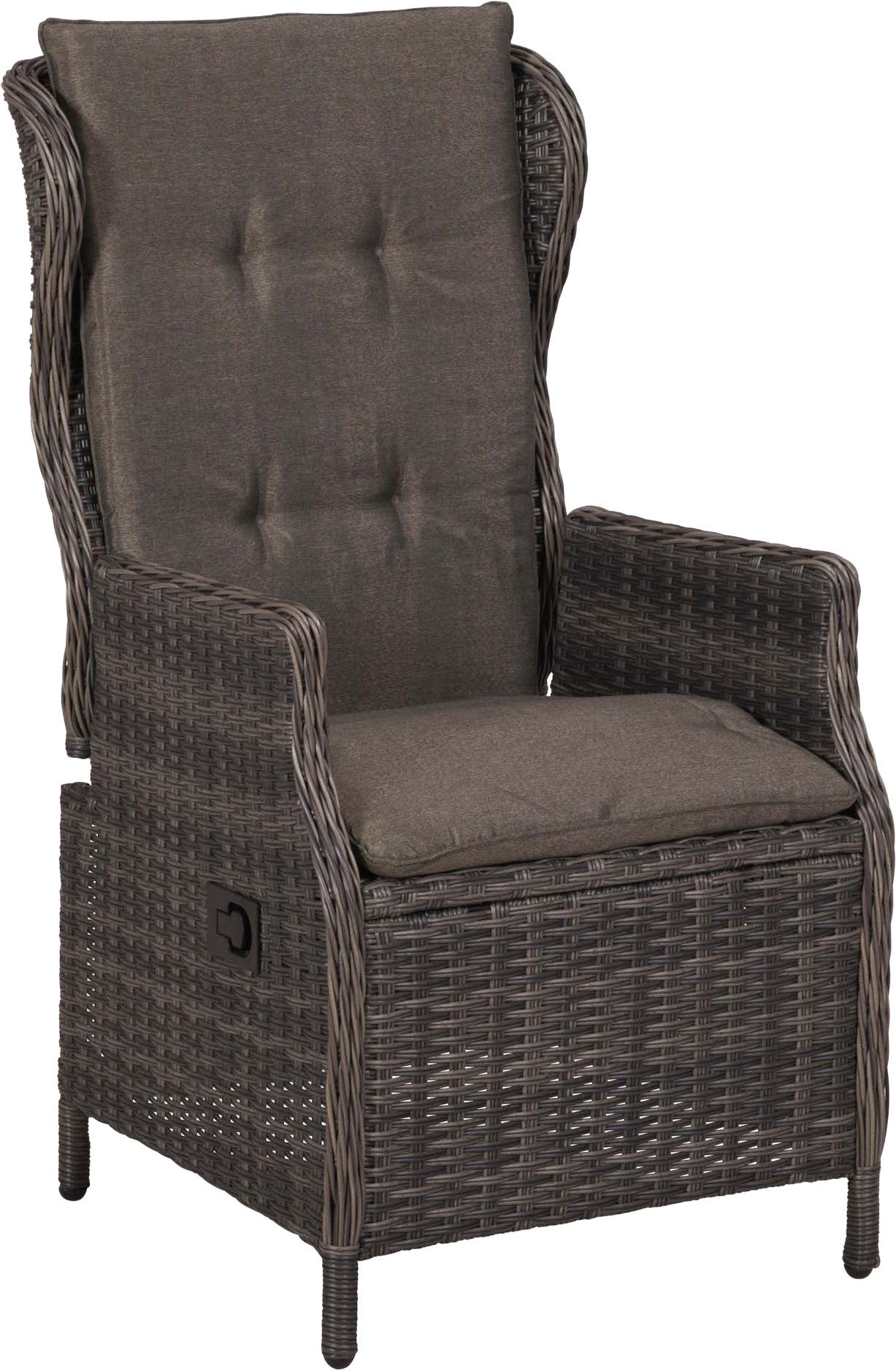 MERXX Gartensessel Saviano (Set, 2-St), Rückenlehne verstellbar durch Gasdruckfeder