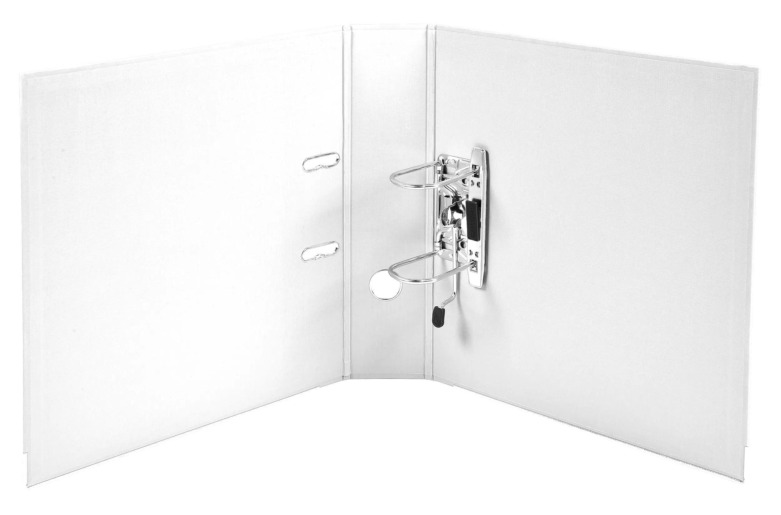 EXACOMPTA Aktenordner 10x Ordner Prem'Touch außen PP Rücken 80mm 32x30cm A4 Maxi Weiß 53348E, Ordner PP